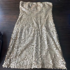 Guess Gold Dress Women’s Size L